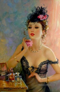  impressionist - Belle femme KR 041 impressionnistes